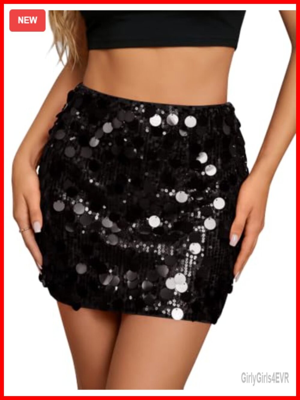 Sequin Mini Skirt Bodycon Sparkly Party Night Out Club